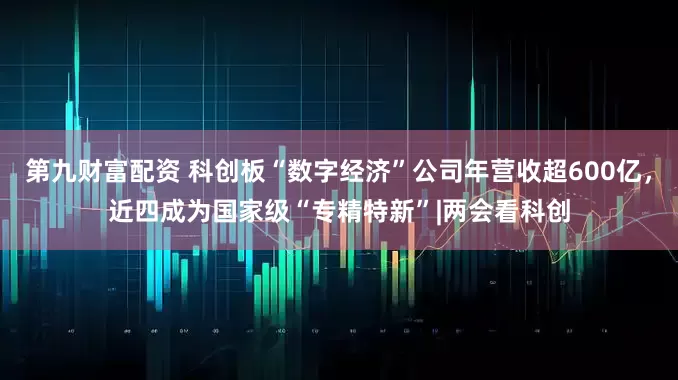 第九财富配资 科创板“数字经济”公司年营收超600亿，近四成为国家级“专精特新”|两会看科创